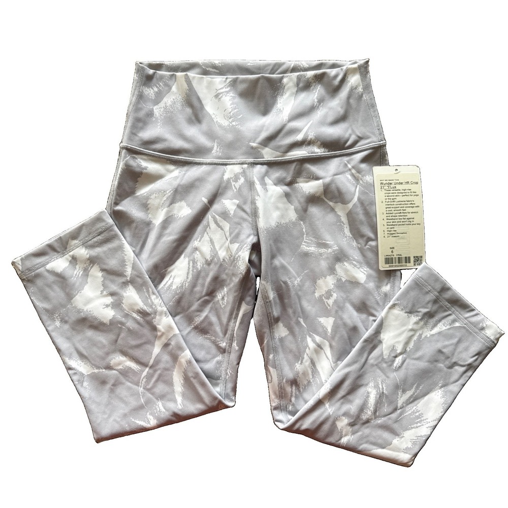 Lululemon Women's Wunder Under HR Crop 21"  LW6AZTS Size 6